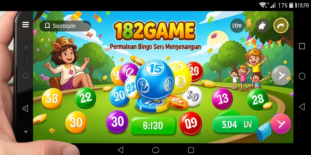 Tampilan gameplay Bingo yang seru di 182GAME.
