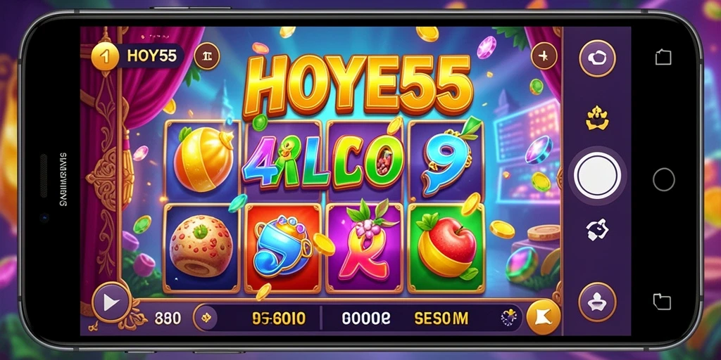 Screenshot utama HOYE55 menampilkan gameplay Slot yang menarik dan interaktif.