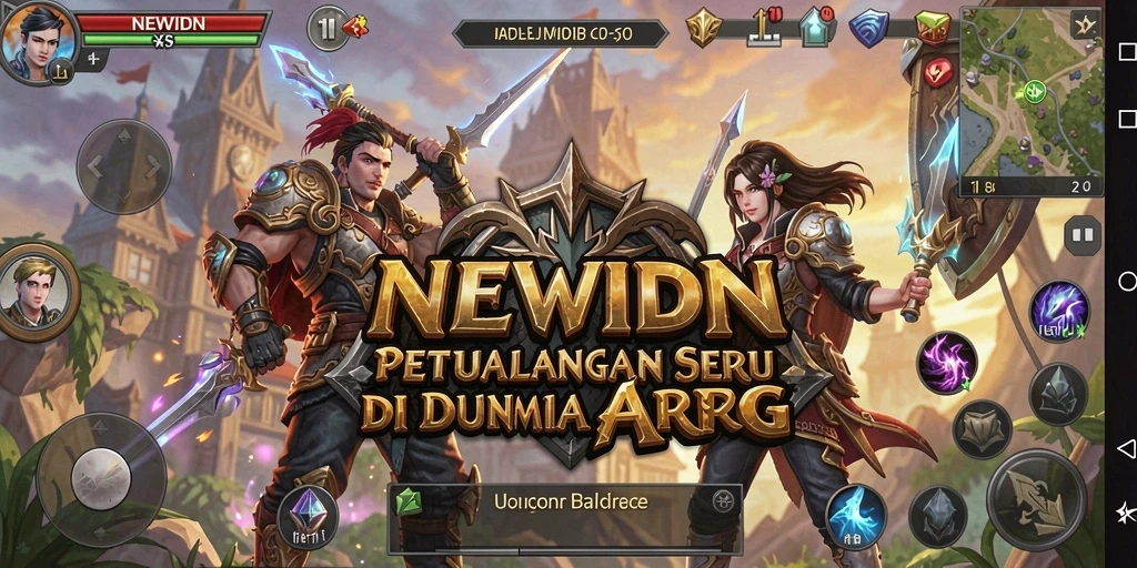Tangkapan layar menampilkan aksi seru dalam <strong>NEWIDN</strong> di dunia ARPG yang menawan.