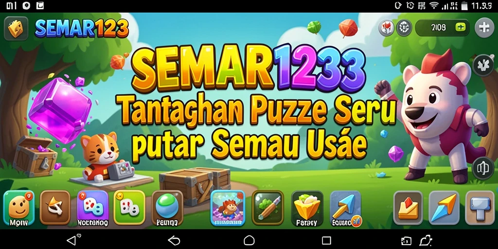 Screenshot SEMAR123 menampilkan gameplay menantang dengan teka-teki yang beragam.
