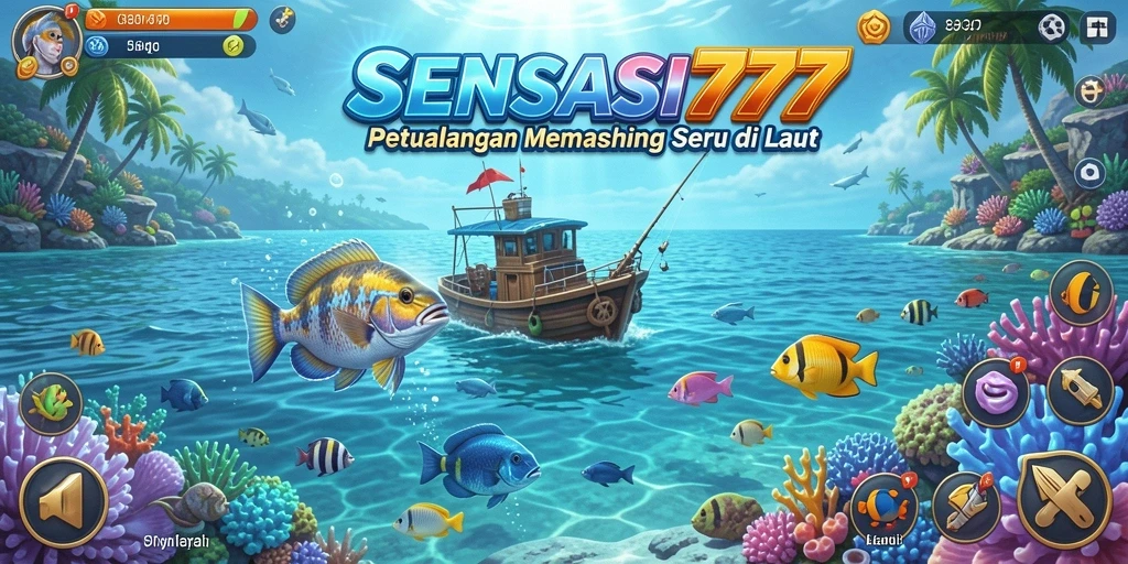 Tangkapan ikan yang menakjubkan dalam SENSASI777.