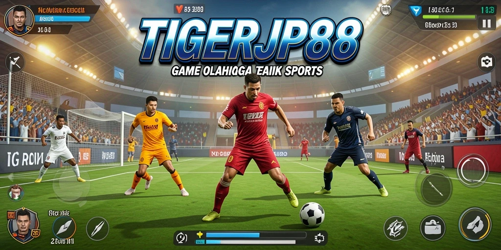 Tampilan gameplay seru dari TIGERJP88 dengan aksi olahraga menegangkan.
