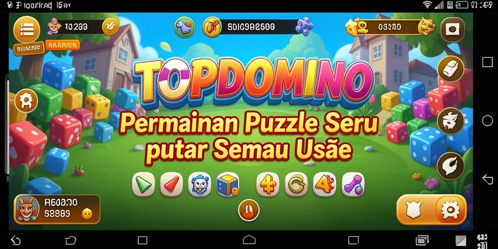 Tampilan menarik dan gameplay seru di TOPDOMINO.