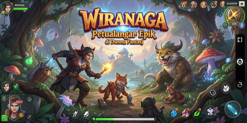 Gameplay WIRANAGA yang menegangkan dan memukau.