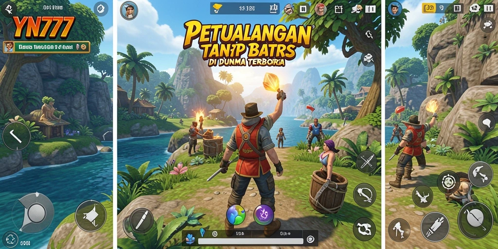 Gameplay YN777 yang menakjubkan di dunia terbuka.