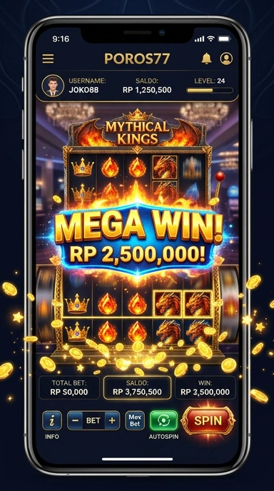 Tampilan daftar aplikasi terbaru di poros77.